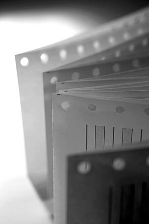 computer printer paper - continuous forms